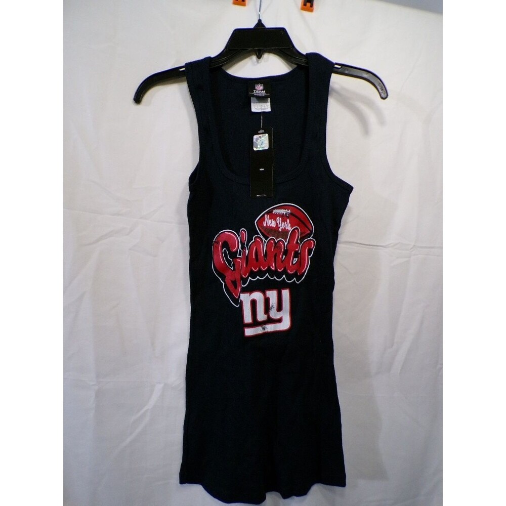 Team Apparel Women's Giants Tank Top M Navy 100% Cotton Scoop Neck